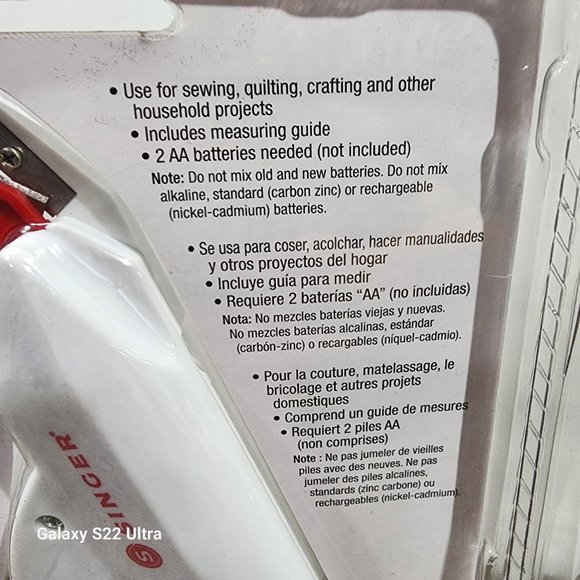 Singer Electric Scissors New in Package - Picture 7 of 8